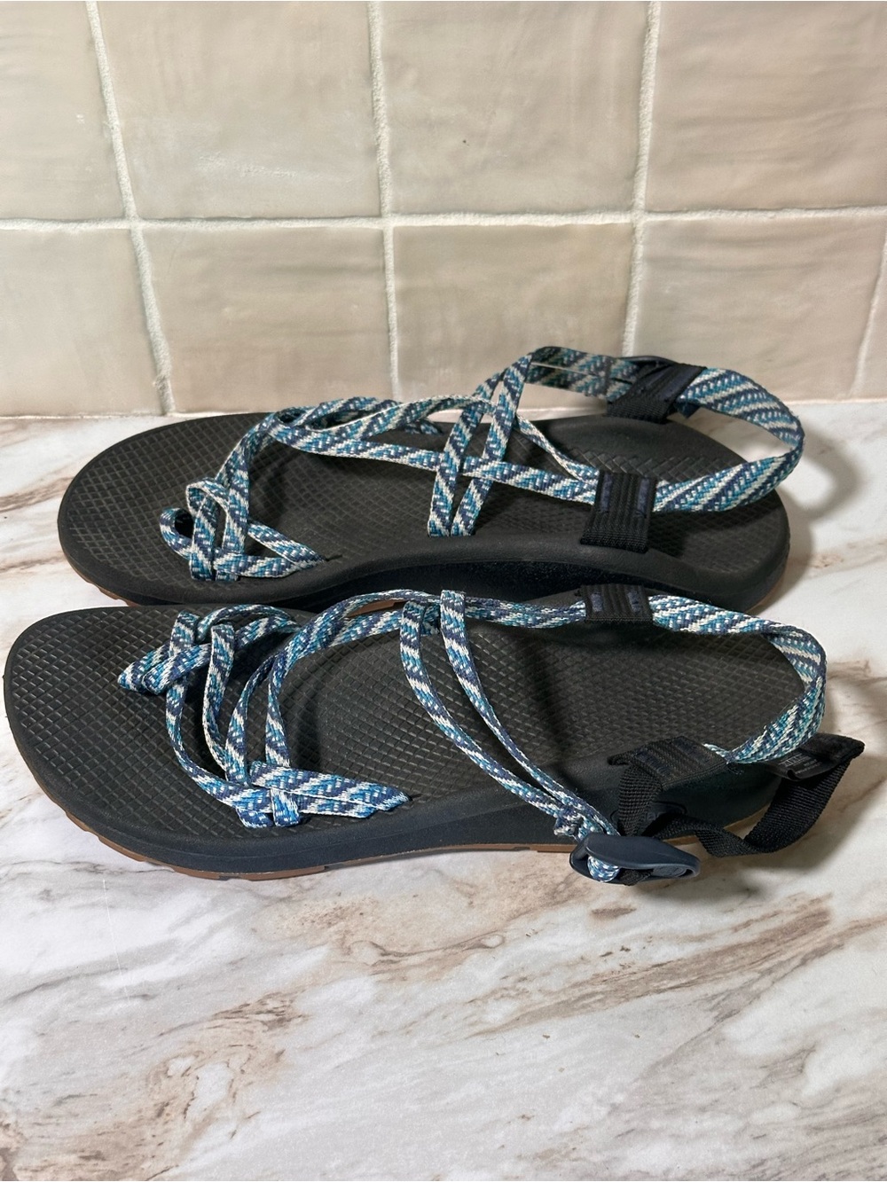 Womens Chaco Z/Cloud X2 Women's Sz. 12 Hiking Sandals J107232W Pivot Navy